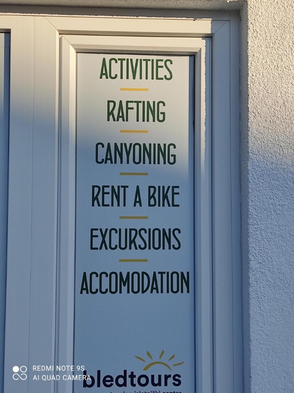 Hacienda Bled Rooms Eksteriør bilde